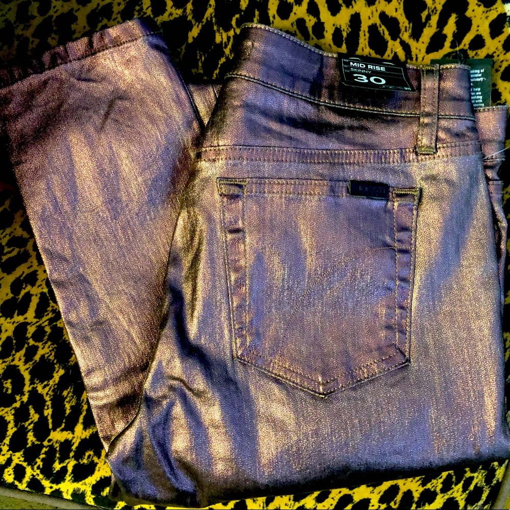 Joe’s Jeans - raspberry coated